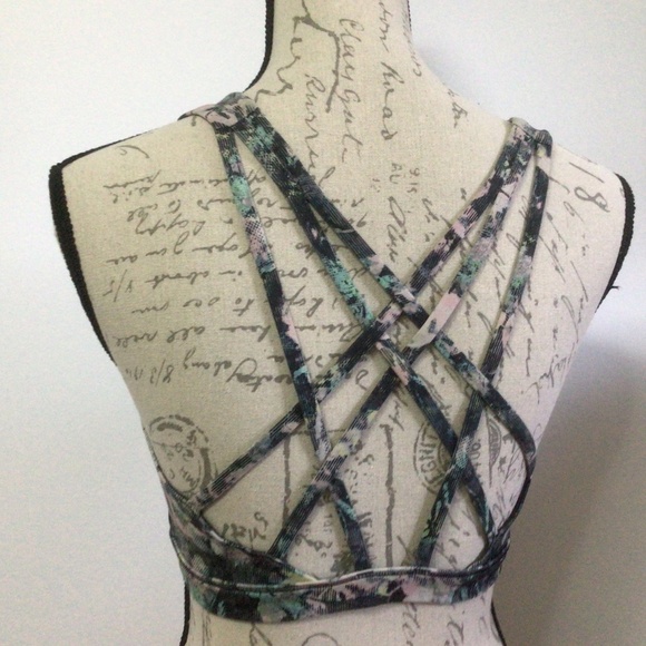 Lululemon Free To Be Serene Bra Sz 8 Spring Bloom Multi - Picture 4 of 12